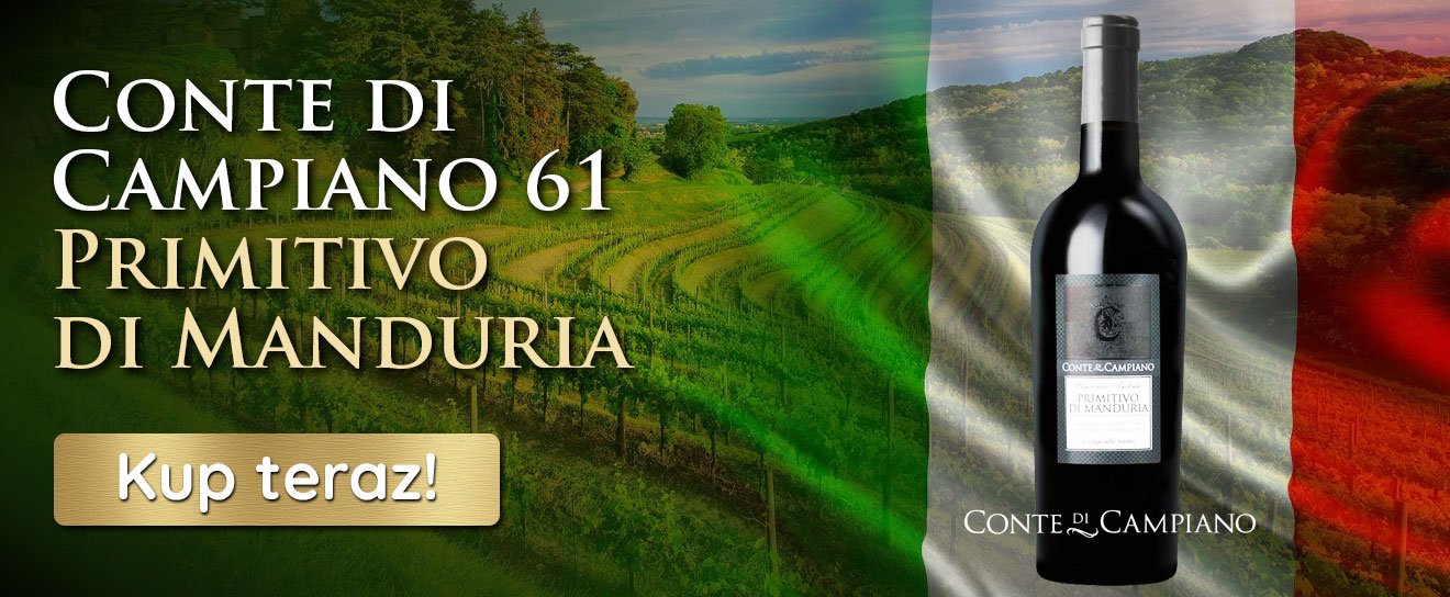 Wino Conte di Campiano 61 Primitivo di Manduria